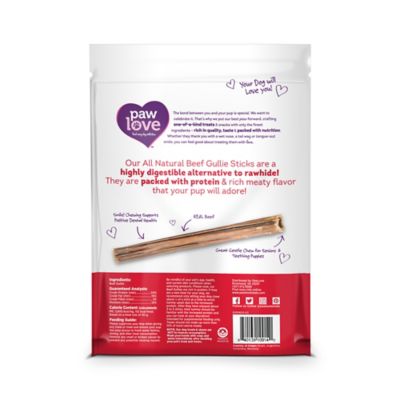 Image showing  Beef Gullie Sticks Dog Chew Treats, 6 oz.