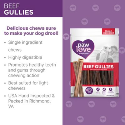 Image showing  Beef Gullie Sticks Dog Chew Treats, 6 oz.