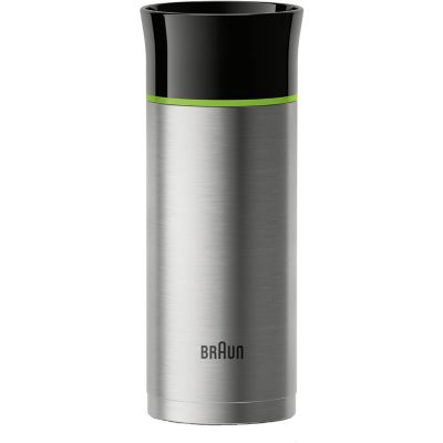 Braun 11 oz. Double-Wall Thermal Stainless Steel Travel Mug, BRSC001