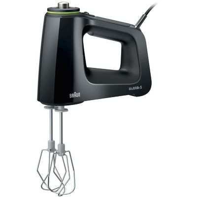 Image showing  350W Multimix 5 Hand Mixer with Multiwhisks and Dough Hooks, Black