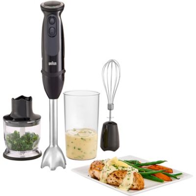 Image showing  Multiquick 5 Vario Hand Blender with 21 Speeds, Whisk, and 1.5 Cup Chopper, MQ5025