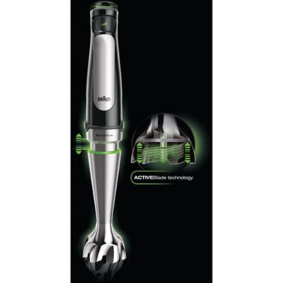 Image showing  Multiquick 7 Smart-Speed Hand Blender with 500 Watts of Power, Whisk, and 1.5 Cup Chopper, MQ7025X