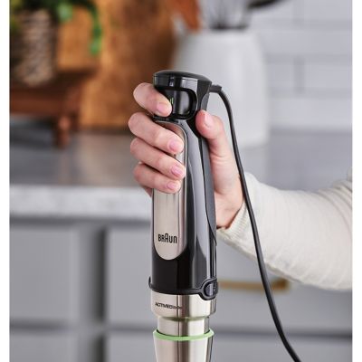Image showing  Multiquick 7 Smart-Speed Hand Blender with 500 Watts of Power, Whisk, and 1.5 Cup Chopper, MQ7025X