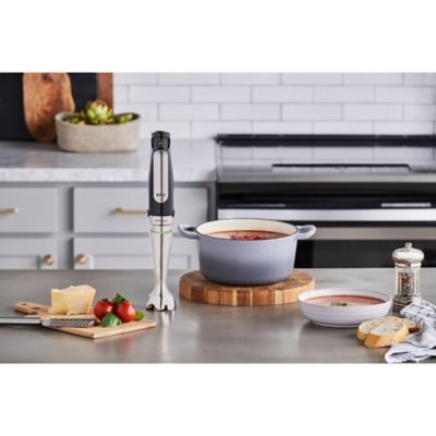 Image showing 6 th Braun Multiquick 7 Smart-Speed Hand Blender with 500 Watts of Power, Whisk, and 1.5 Cup Chopper, MQ7025X