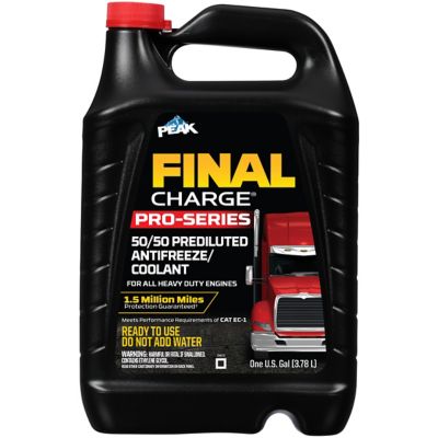 PEAK Final Charge 50/50 Antifreeze, 1 gal.