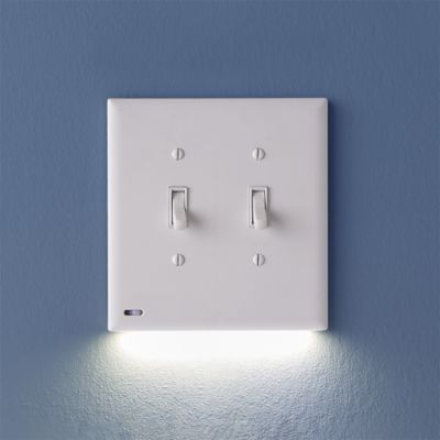 SnapPower Switchlight Double-Gang Toggle White