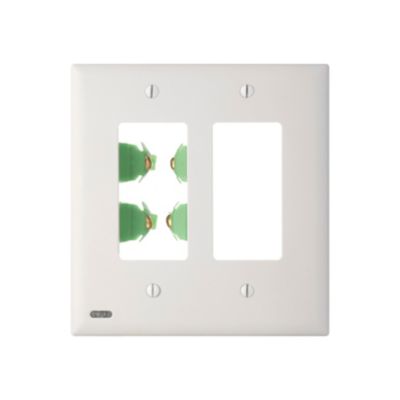 Image showing  Double-Gang Switchlight Rocker, White