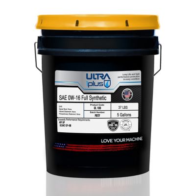 Ultra1Plus SAE 0W-16 Synthetic Motor Oil API SP ILSAC GF-6B, 5 gal.