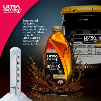 Image showing  SAE 0W-16 Synthetic Motor Oil API SP ILSAC GF-6B, 55 gal.