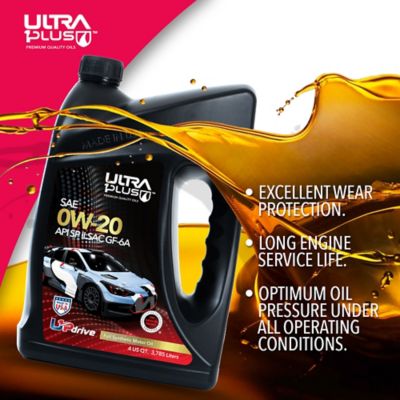 Image showing  SAE 0W-20 Synthetic Motor Oil API SP ILSAC GF-6A, 1 qt.
