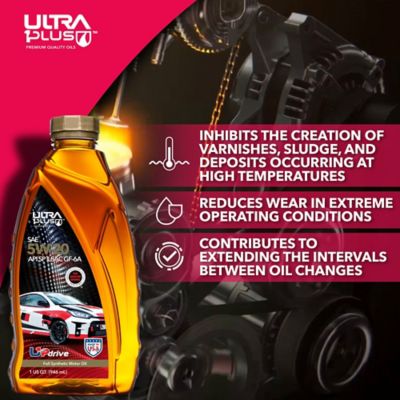 Image showing  1 qt. SAE 5W-20 Synthetic Motor Oil, API SP ILSAC GF-6A