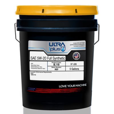 Ultra1Plus SAE 5W-20 Synthetic Motor Oil API SP ILSAC GF-6A, 5 gal.