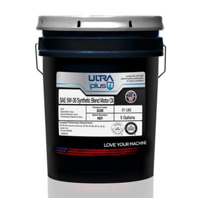 Ultra1Plus SAE 5W-30 Synthetic Blend Motor Oil API SP ILSAC GF-6A, 5 gal.