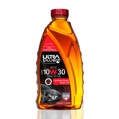 Ultra1Plus SAE 10W-30 Synthetic Blend Motor Oil API SP ILSAC GF-6A, 1qt.