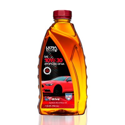 Ultra1Plus SAE 10W-30 Synthetic Blend Motor Oil API SP ILSAC GF-6A, 1qt.