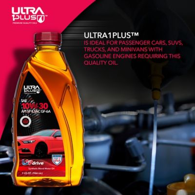 Image showing 5 th Ultra1Plus 5 gal. SAE 10W-30 Synthetic Blend Motor Oil, API SP ILSAC GF-6A