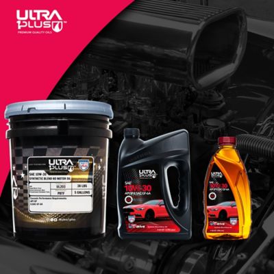 Image showing 7 th Ultra1Plus 5 gal. SAE 10W-30 Synthetic Blend Motor Oil, API SP ILSAC GF-6A