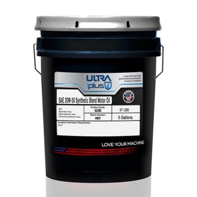 Ultra1Plus 5 gal. SAE 20W-50 Synthetic Blend Motor Oil, API SP