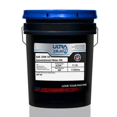 Ultra1Plus SAE 20W-50 Motor Oil API SN, 5 gal.