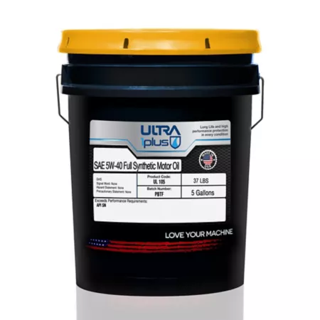 Ultra1Plus 5 gal SAE 5W-40 Full Synthetic 6 Heavy Duty Engine Oil API CK-4/SN Motor Oils