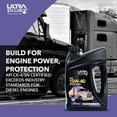 Image showing  SAE 15W-40 Synthetic Blend 5 Heavy-Duty Motor Oil API CK-4/SN, 265 gal.