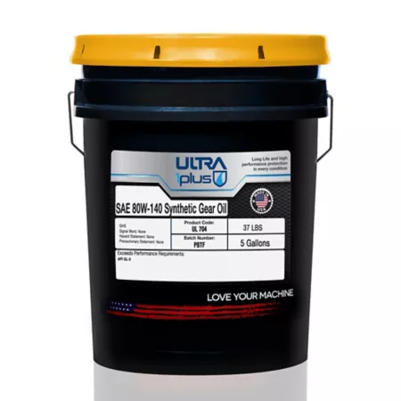 Ultra1Plus 5 gal Synthetic gear oil SAE 80W-140 API GL-5 Automotive Lubricants