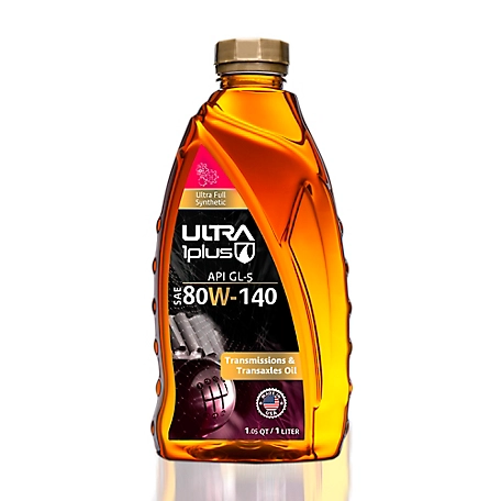 Ultra1Plus SAE 80W-140 Synthetic Gear Oil API GL-5, 1 qt.