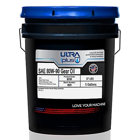 Ultra1Plus SAE 80W-90 Gear Oil API GL-5, 5 gal.