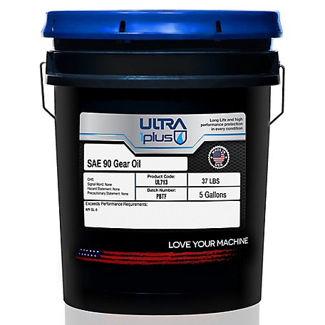 Ultra1Plus SAE 90 Gear Oil API GL-5, 5 gal.