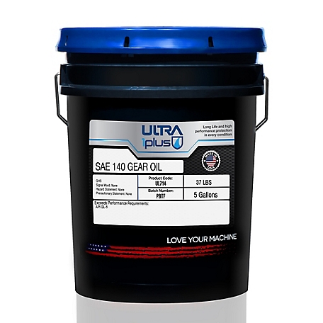 Ultra1Plus SAE 140 Gear Oil API GL-5, 5 gal.
