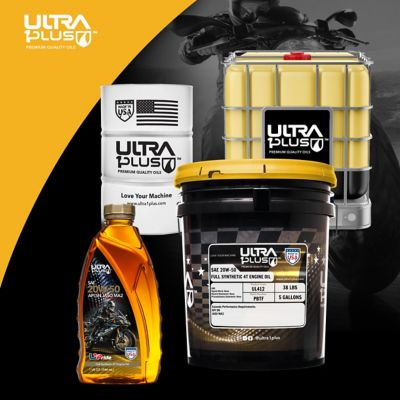 Image showing 6 th Ultra1Plus 1 qt. SAE 20W-50 Synthetic 4-Cycle Engine Oil, API SN JASO MA2
