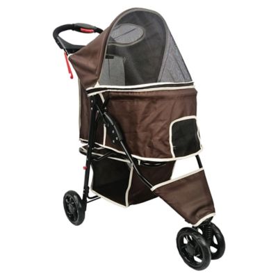 AmorosO Single Jogger Pet Carrier, Coffee