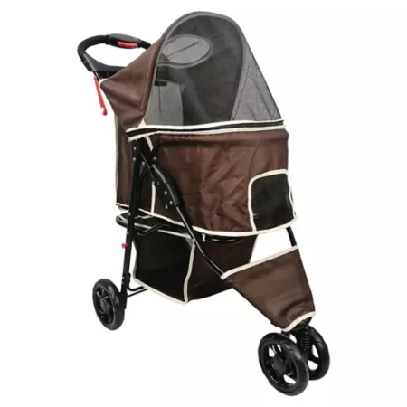 AmorosO Café Single Jogger Pet Carrier 6548A Pet Strollers