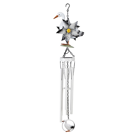 Red Shed Solar Duck Spinning Windchime
