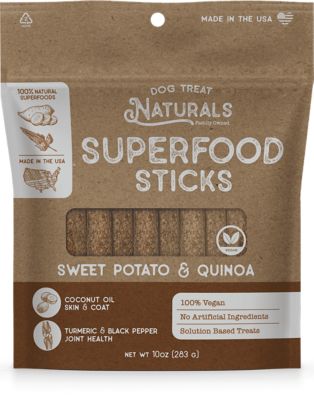 Dog Treat Naturals Sweet Potato & Quinoa Superfood Sticks, 10oz