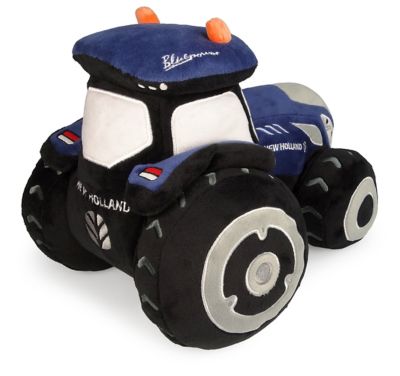 Image showing  Blue Power New Holland T7 Tractor Soft Plush Toy