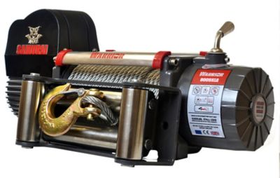 DK2 8,000 lb. Warrior Samurai Electric Planetary Gear Winch with Galvanized Steel Cable, 12V 4.6HP