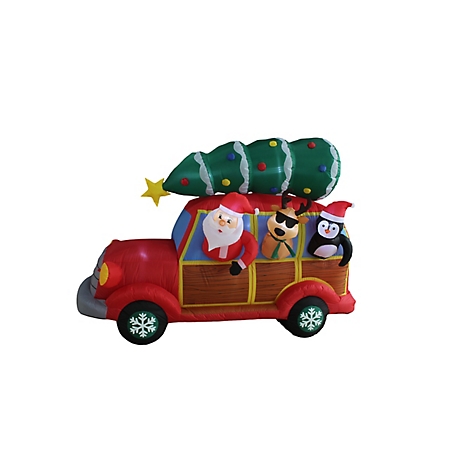 A Holiday Company Santa's Christmas Woody Van
