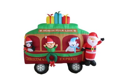 Image showing  Christmas Caboose Inflatable