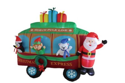 Image showing  Christmas Caboose Inflatable