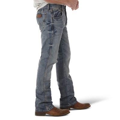 Image showing  Men's Slim Fit Low-Rise Retro Bootcut Jeans
