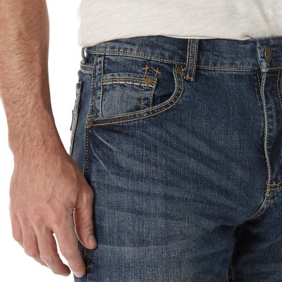 Image showing 4 th Wrangler Men's Slim Fit Low-Rise Retro Bootcut Jeans