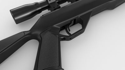 Image showing  .177 Caliber Nitro Piston-Powered Break Barrel Air Rifle with 4x32 Scope and Sleeve