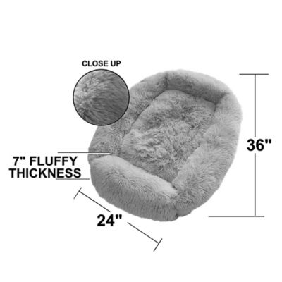 Image showing  Deluxe Calming Dog Bed, Medium/Large