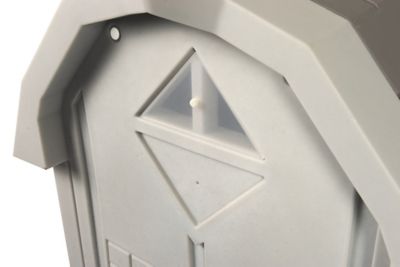 Image showing 5 th Dog Palace Premium Insulated Outdoor Plastic Dog House with Calming Bed