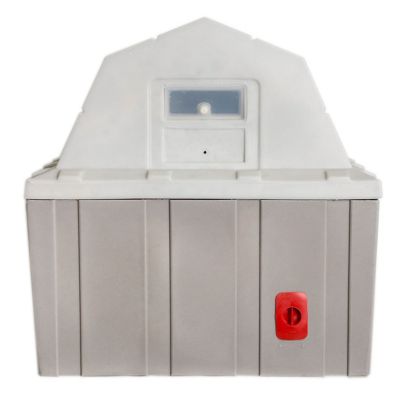 Image showing 6 th Dog Palace Hunter Premium Insulated Indoor Plastic Dog House with Calming Bed