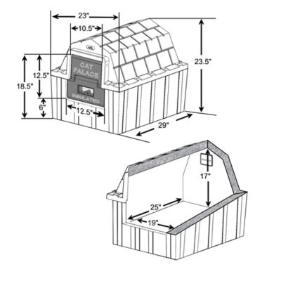 Image showing  Outdoor Polypropylene Cat Palace
