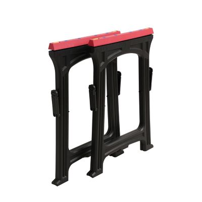 Image showing  24.2 in. x 30.5 in. 350 lb. Capacity Folding Sawhorses, 2-Pack