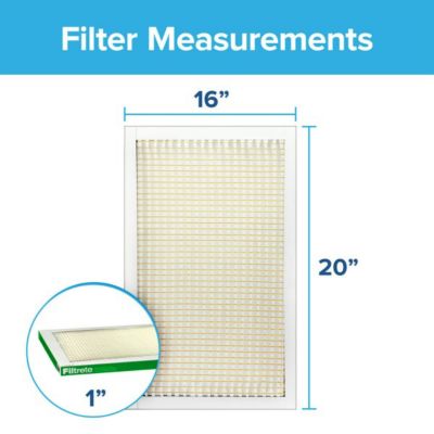 Image showing  MPR 700 Dust, Pollen & Pet Dander Reduction Air Filter, 16 in. x 20 in. x 1 in.