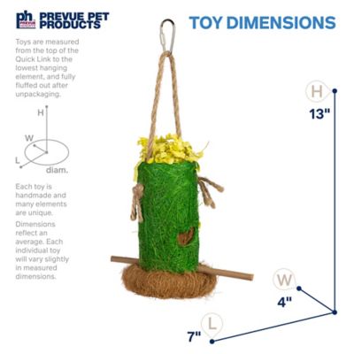 Image showing  Forage and Engage Tropical Teasers Shreddable Shack Bird Toy